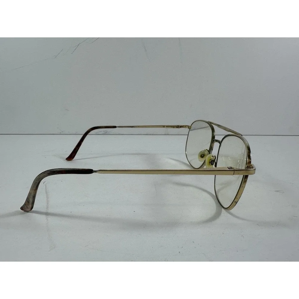 Tremont Tor Vtg 80 Aviator Dbl Bridge Eyeglasses Frames 58-16-145 Tortoise Shell